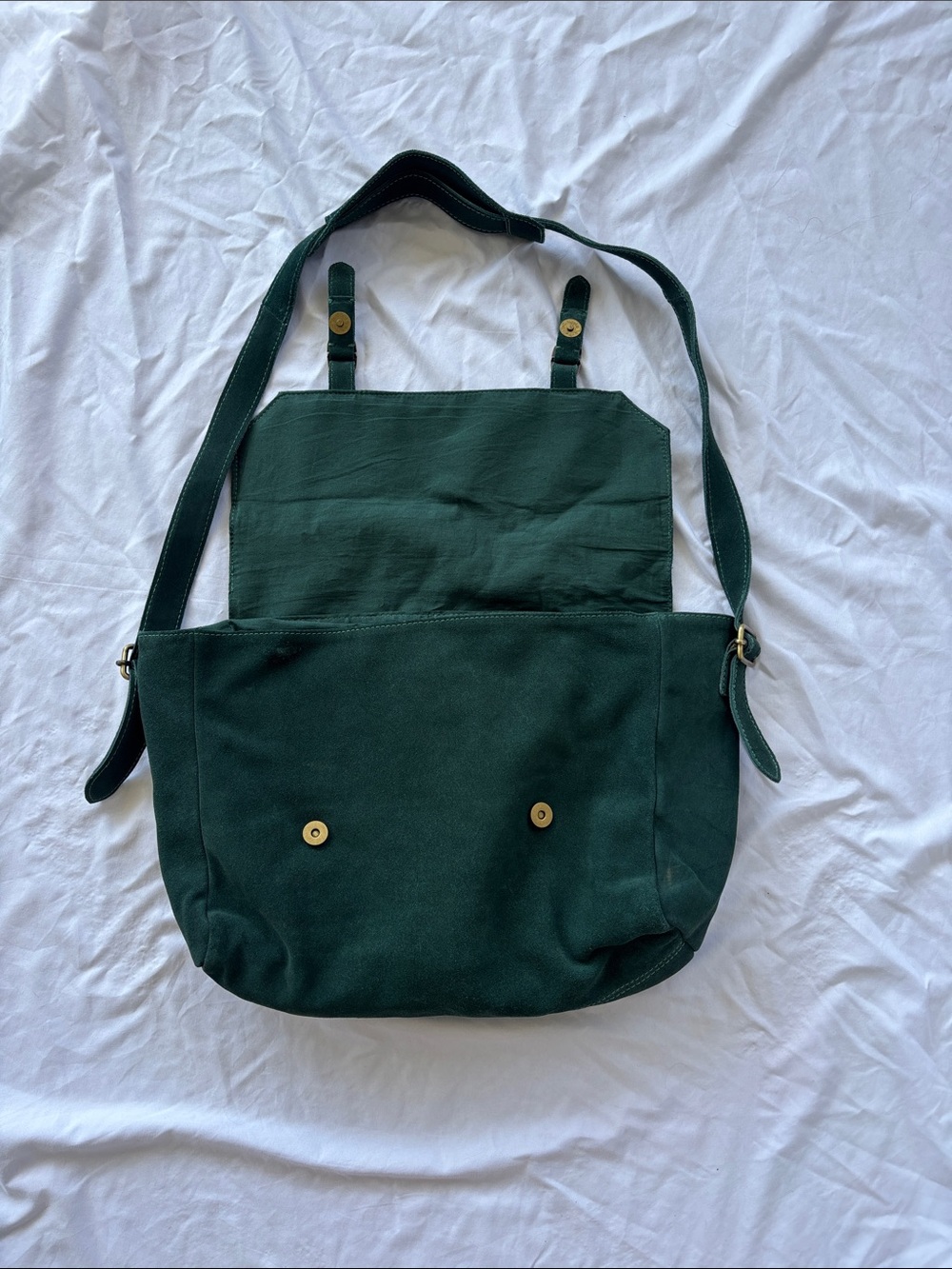 FP Zahara Suede Messenger Bag - Picture 3 of 13